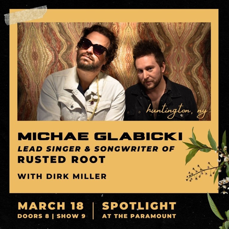 Michael Glabicki, lead singer of Rusted Root, set to launch Spotlight Art Bar at The Paramount Michael Glabicki, lead singer of Rusted Root, set to launch Spotlight Art Bar at The Paramount