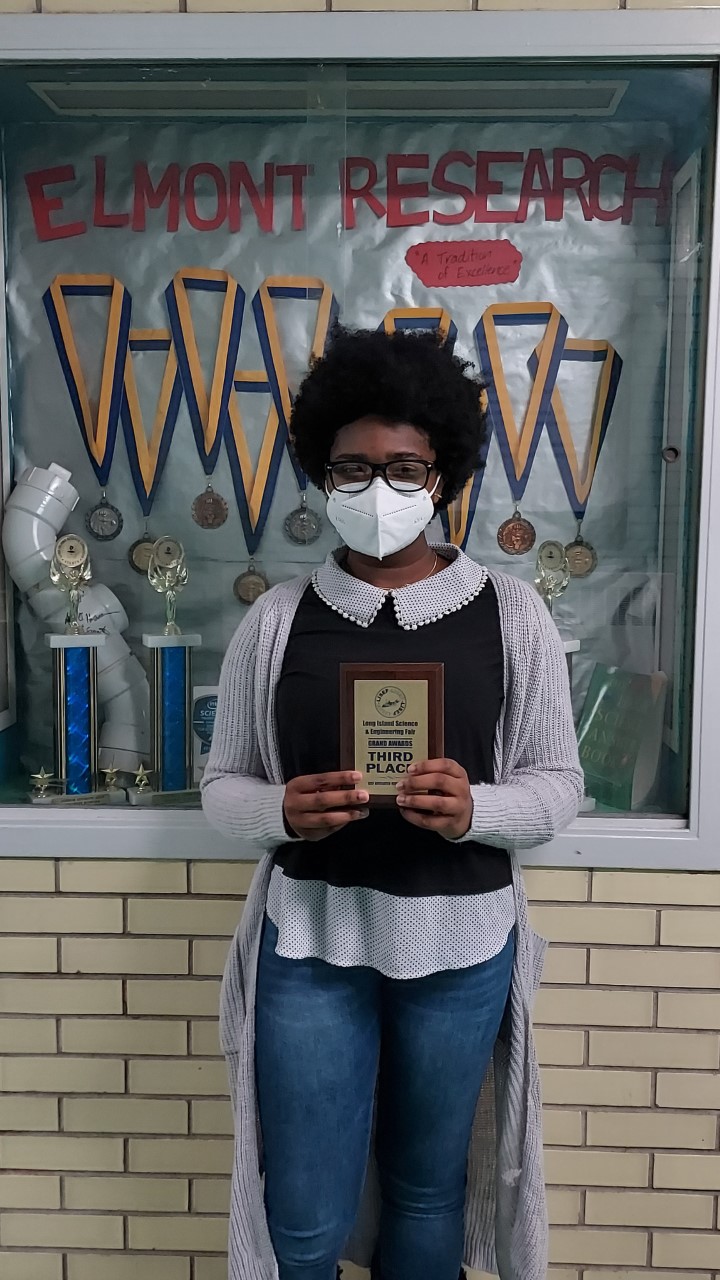 Elmont student receives third place at Science and Engineering Fair