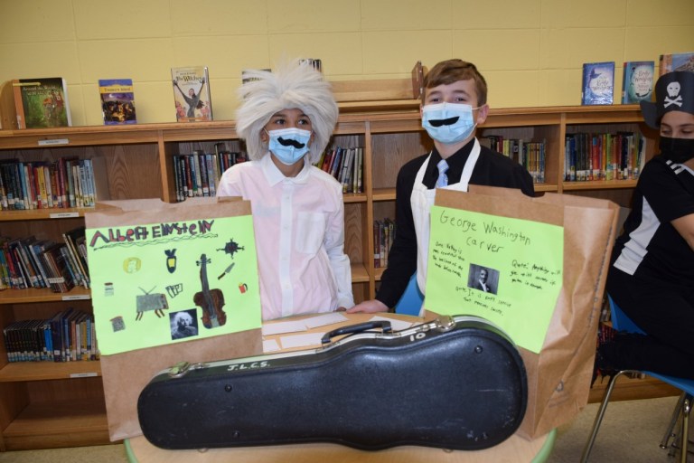 “Biography in a Bag” project for fifth-graders at John Lewis Childs School “Biography in a Bag” project for fifth-graders at John Lewis Childs School