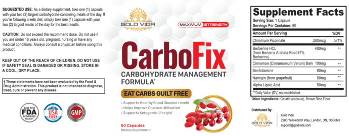 Full List Of Carbofix Ingredients