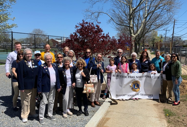 New Hyde Park North Lions plant a tree in Memorial Park on Earth Day 2022 New Hyde Park North Lions plant a tree in Memorial Park on Earth Day 2022