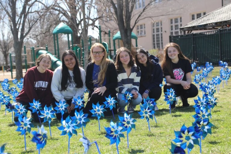 Manhasset, Port Washington flooded with blue pinwheels for child abuse prevention