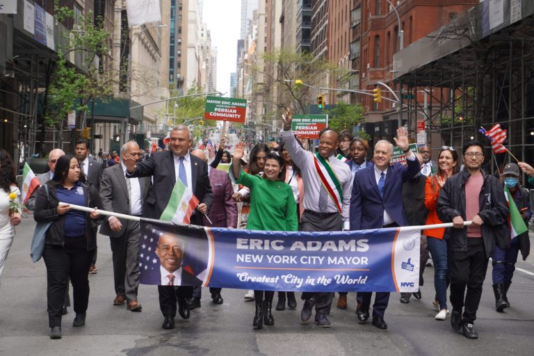 Kaplan marches in 2022 Persian Parade