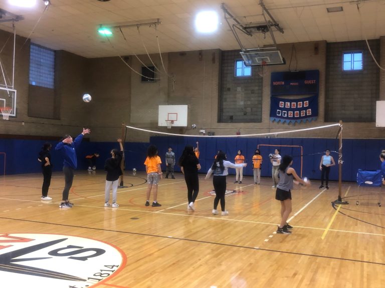 USMMA women’s volleyball team gives back to Great Neck PAL Community