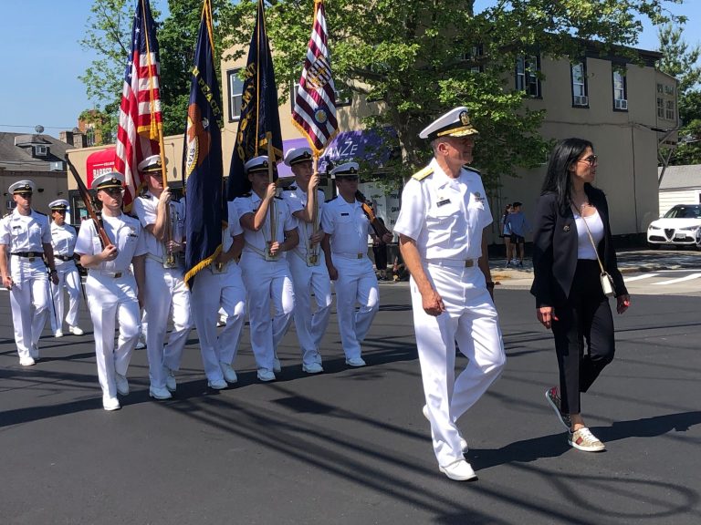 Retiring USMMA’s Buono honored at Great Neck Mem Day ceremony