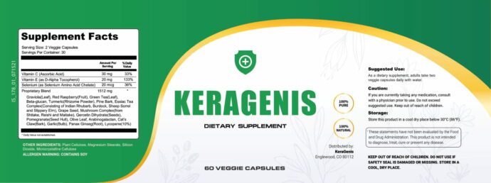 KeraGenis Ingredients List