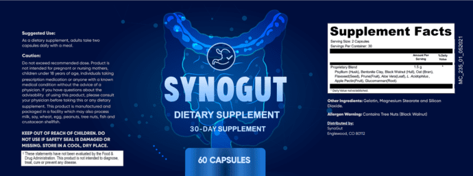 Synogut Full Ingredients List