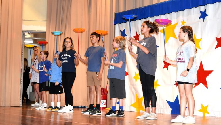 The circus comes to Sea Cliff Elementary
