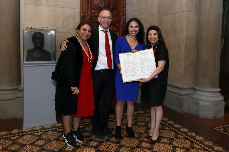 Senator Kaplan recognizes local rising star, Sahar Juliet Tartak of Great Neck