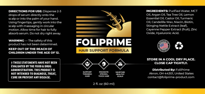 FoliPrime Ingredients