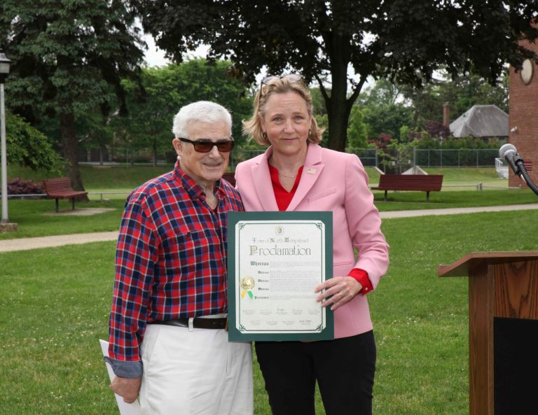 Council Member Lurvey honors Great Neck resident and local hero Ronald Poons