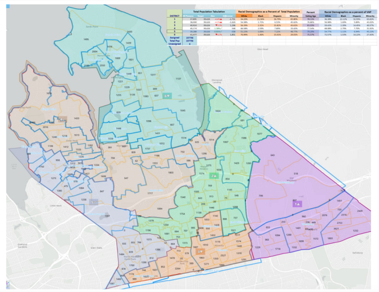 Town Board to consider four redistricting proposals at next week’s meeting