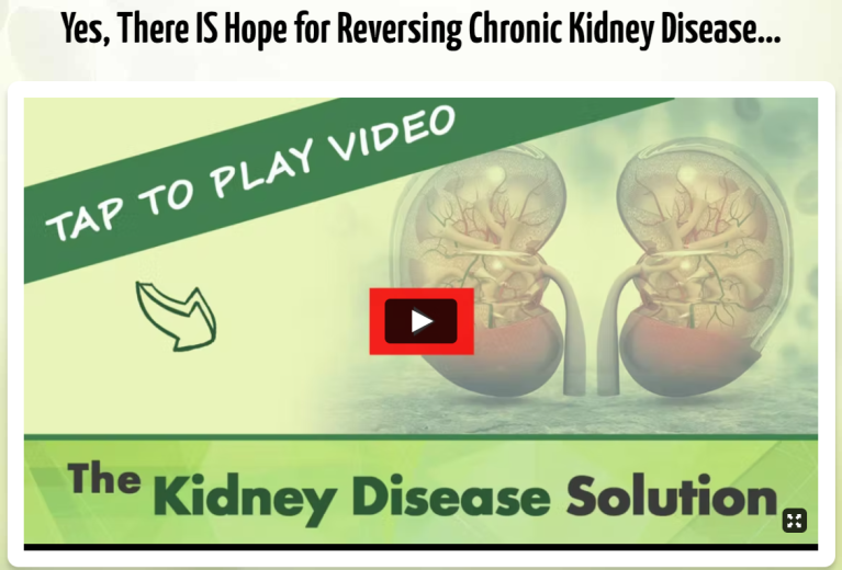 The Kidney Disease Solution Reviews – Here’s My Experience