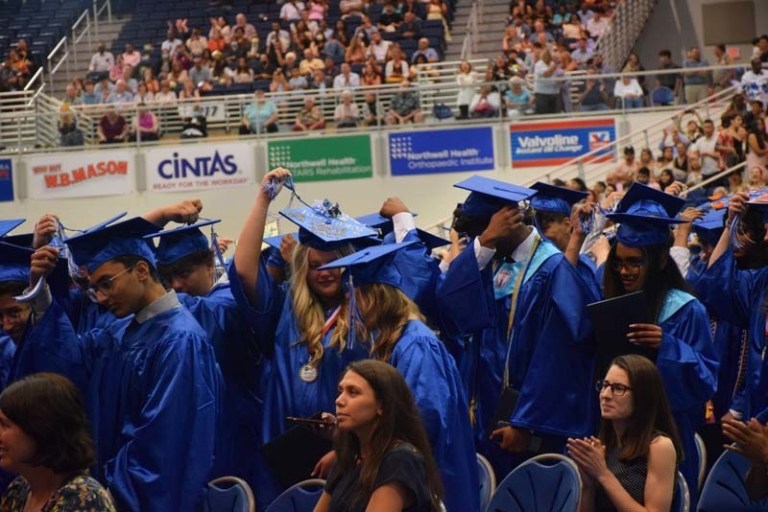 New Hyde Park Memorial HS Sends Off Class of 2022