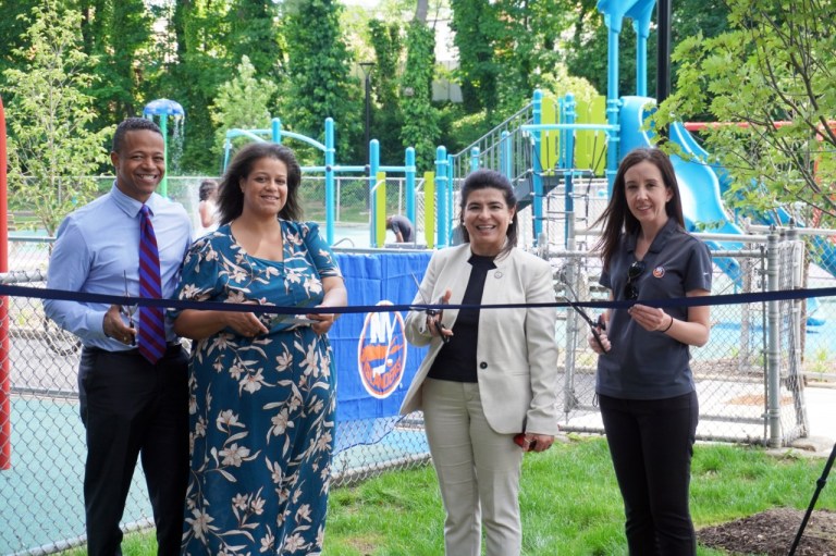 Elmont Road Park reopens