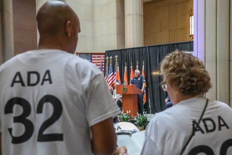 Viscardi Center, Nassau officials celebrate 32nd anniversary of Americans with Disabilities Act Viscardi Center, Nassau officials celebrate 32nd anniversary of Americans with Disabilities Act