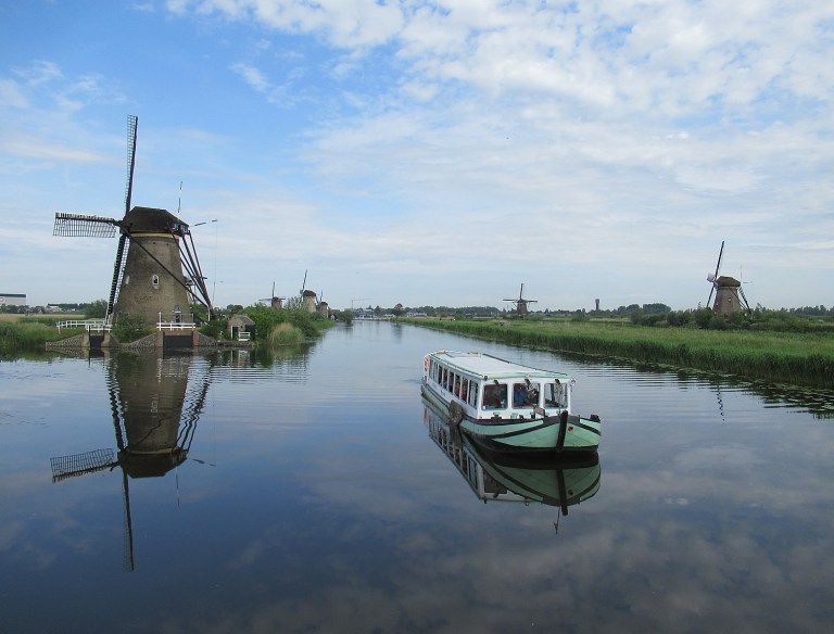 Going places: Bruges to Amsterdam by BoatBikeTours: The Windmills of Kinderdijk