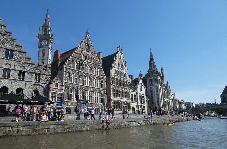 Going places: Bruges-Amsterdam by BoatBikeTours: Biking to Ghent