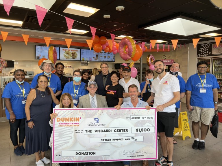 The Viscardi Center celebrates re-opening of local Dunkin’