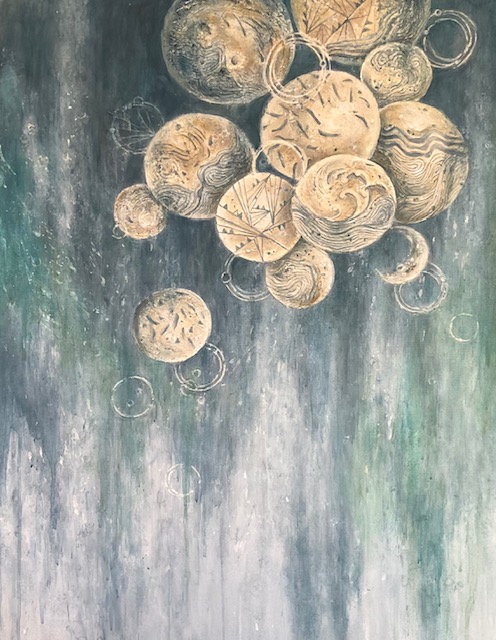 The Great Neck Library presents the art works of Nobuko Saji : Infinity and Old Memories The Great Neck Library presents the art works of Nobuko Saji : Infinity and Old Memories