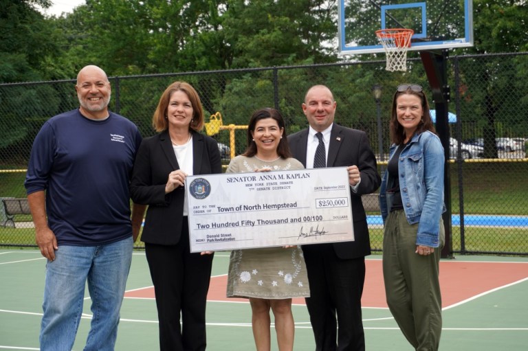 Officials celebrate $250K grant for Donald Street Park Officials celebrate $250K grant for Donald Street Park