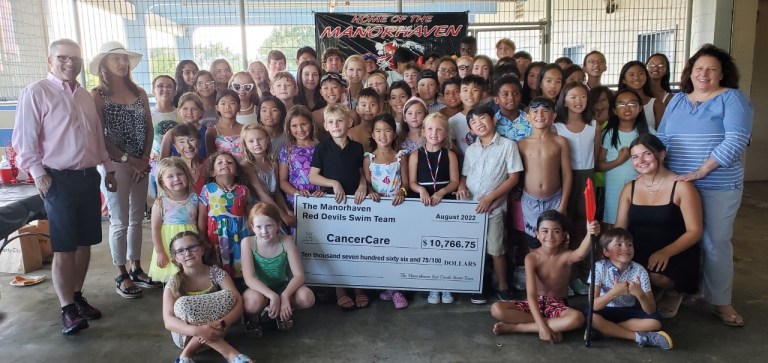 Red Devils host Swim-A-Thon for CancerCare