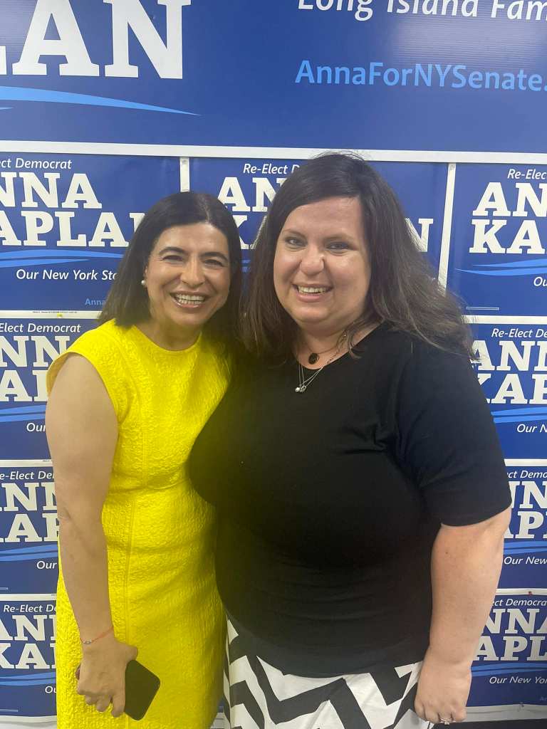 In support of Sen. Anna Kaplan’s re-election In support of Sen. Anna Kaplan’s re-election