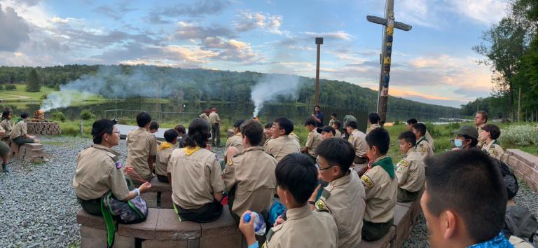31 Boy Scouts in Troop 10 spend 1 week at Onteora Scout Reservation Camp in August 31 Boy Scouts in Troop 10 spend 1 week at Onteora Scout Reservation Camp in August