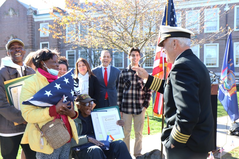 Great Neck North High School honors local father, son Army veterans