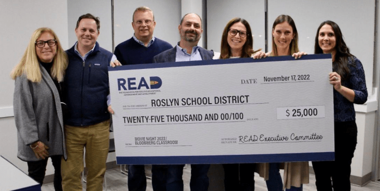 Roslyn schools given $25K check at board meeting Roslyn schools given $25K check at board meeting