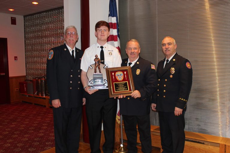 Great Neck Alert Fire Company honors outgoing Juniors Captain Richard Deem