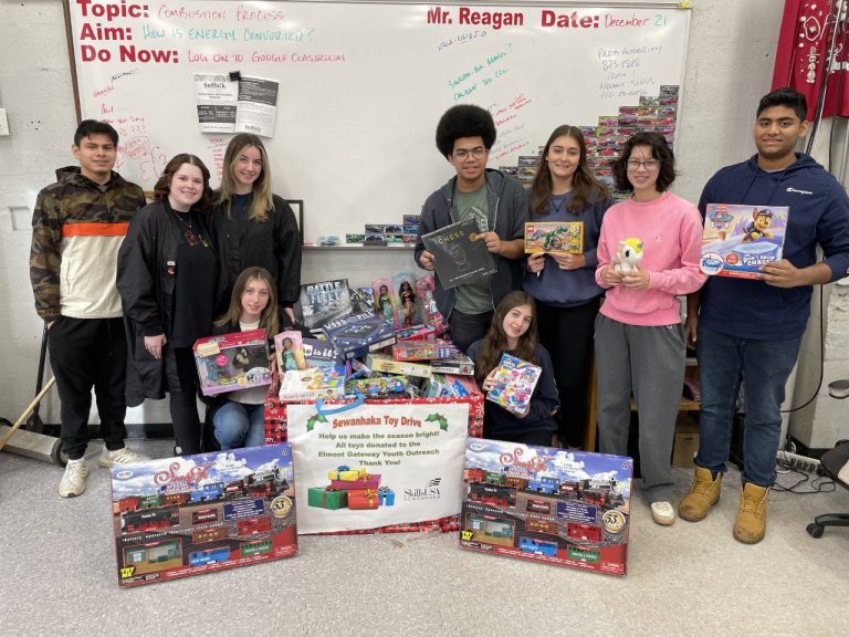 Sewanhaka High School’s SkillsUSA Leadership Club hosts yearly  toy drive