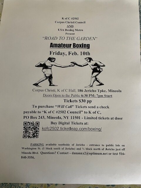 Road To The Garden amateur boxing Road To The Garden amateur boxing