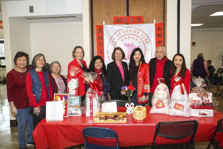 Town officials attend the Joy Fu Seniors’ Lunar New Year celebration