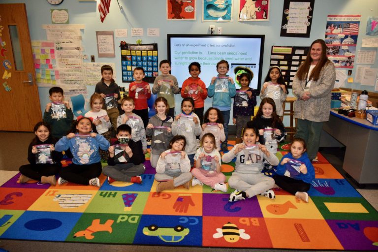 Floral Park-Bellerose’s John Lewis Childs second graders experiment with lima bean seeds