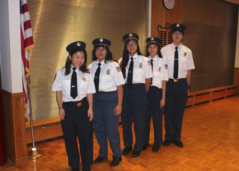 Great Neck Alert Juniors install new officers for 2023