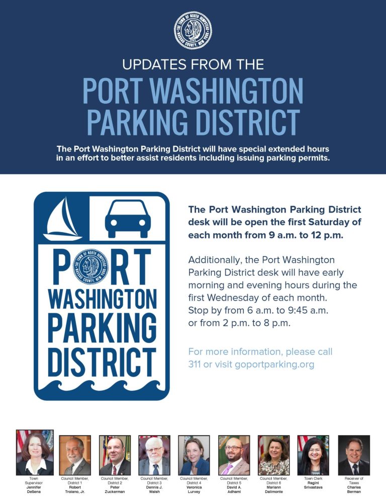 Port Washington Parking District adds extended and weekend hours to better serve residents