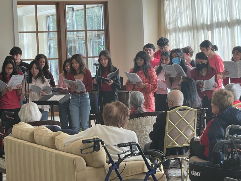 Herricks High School choral groups perform for Port Washington seniors Herricks High School choral groups perform for Port Washington seniors