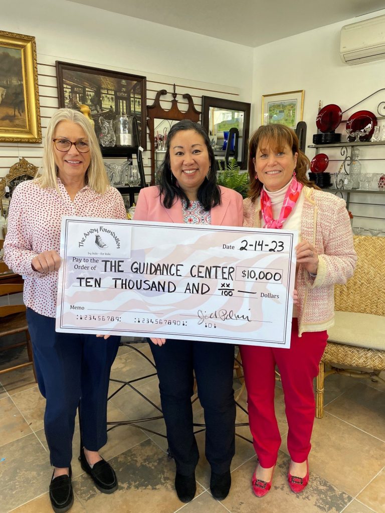 Andy Foundation donates to the Guidance Center Andy Foundation donates to the Guidance Center