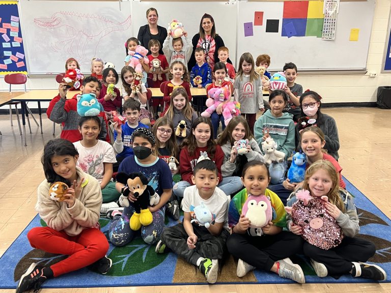 ‘A hug in every plushie:’ hundreds donated by Port elementary students to children in Turkey