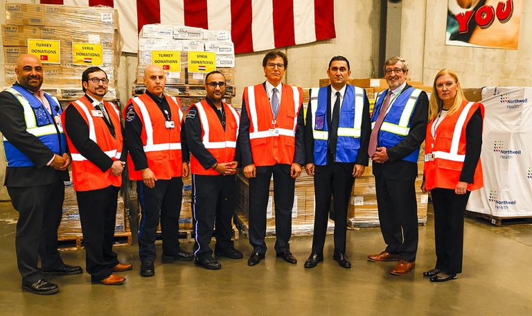 Northwell donates relief supplies to Turkey and Syria to aid in recovery Northwell donates relief supplies to Turkey and Syria to aid in recovery