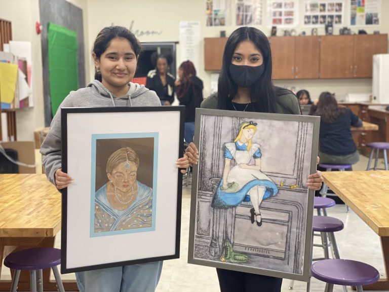 Sewanhaka High School Advanced Placement art students’ artwork displayed in exhibit