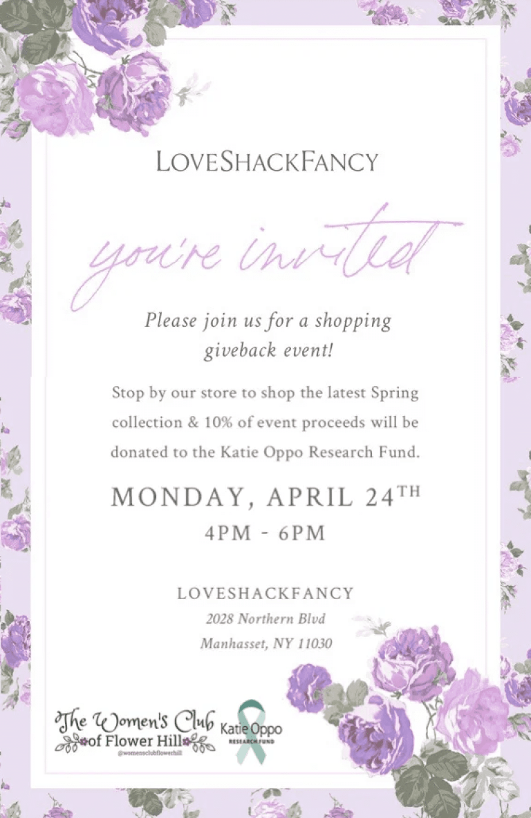 The Women’s Club of Flower Hill shopping charity event