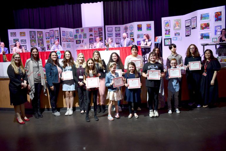Mineola Board of Education honors learners selected for NYSATA Legislative Art Exhibit