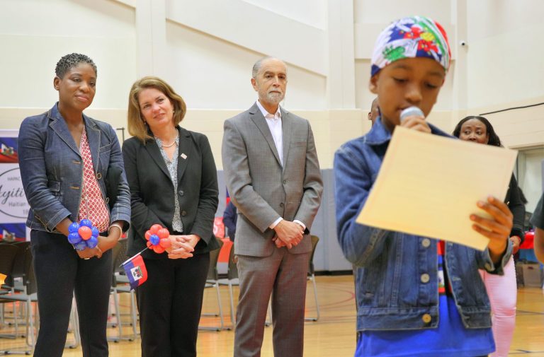 Town officials attend annual Haitian Flag Day event