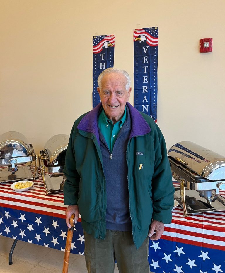 WWII veteran Marty Kramer grand marshal in Port Mem Day Parade