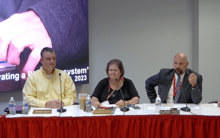 Mineola school officials thank voters for budget, trustees support