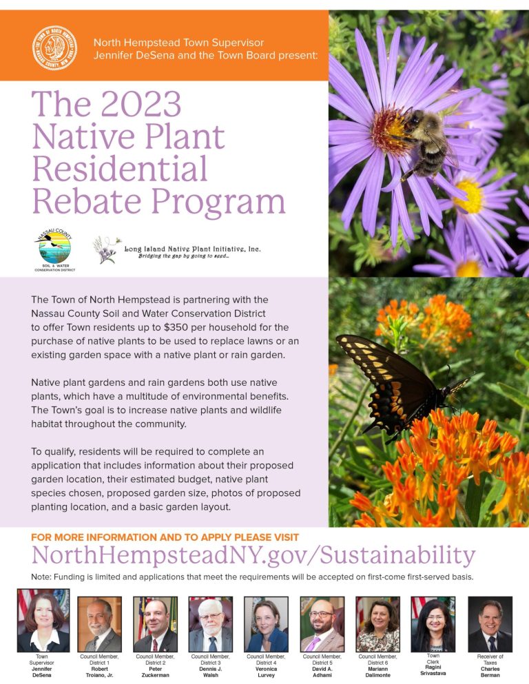 North Hempstead to host native plant rebates for residents North Hempstead to host native plant rebates for residents