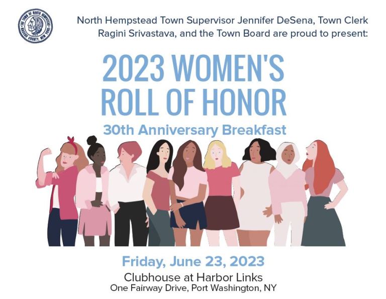 North Hempstead announces honorees for 2023 May W. Newburger Women’s Roll of Honor