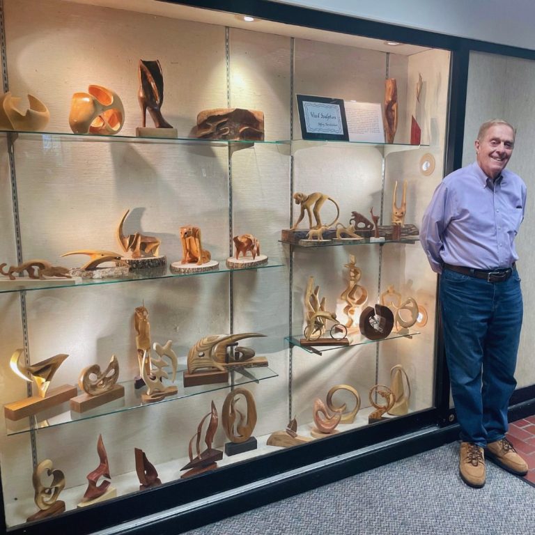 Bryant Library features local sculptor